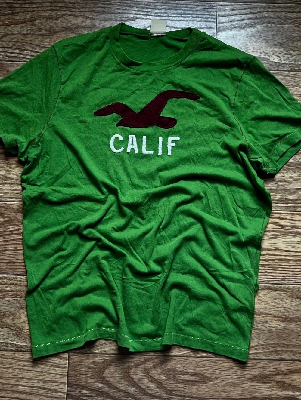 y2k vintage hollister california tee surf grunge green xl